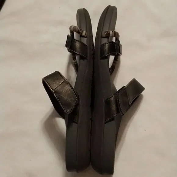 AETREX slip on double strap velcro closure sandals size 7 - Picture 6 of 8